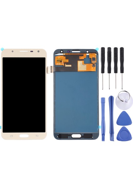Galaxy J7 Neo, J701F/DS Için Tft LCD Ekranı, Sayısallaştırıcı Tam Embly (Altın) ile J701M (Yurt Dışından)