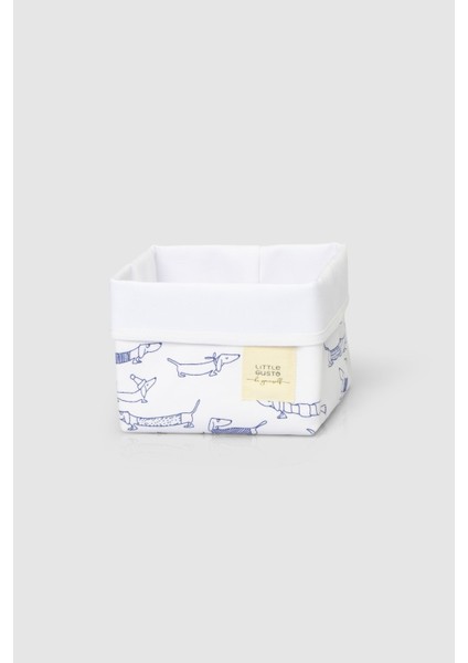 Organik Pamuk Organizer Sepet Bebek Paw 15 x 17 cm fiyatları