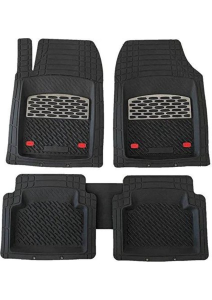 Toyota Verso 2009 Ile Tam Uyumlu 4d Havuzlu Üniversal Yeni Nesil Kaliteli Paspas Siyah - Black