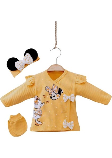 Kız Bebek Takım 5'li Bebek Zıbın Takım Mickey Mouse 0-3 Ay fiyatları