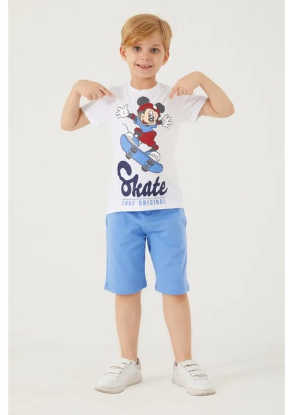 Mickey Mouse Erkek Çocuk Bermuda Takım