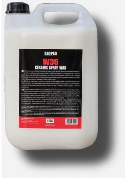W35 Ceramic Spray Wax Seramik Içerikli Hızlı Cila 5lt.