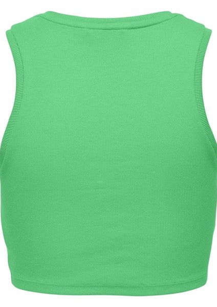 Only Onlvılma S/l Cropped Tank Top Jrs Noos 15282771 Yeşil fırsatları