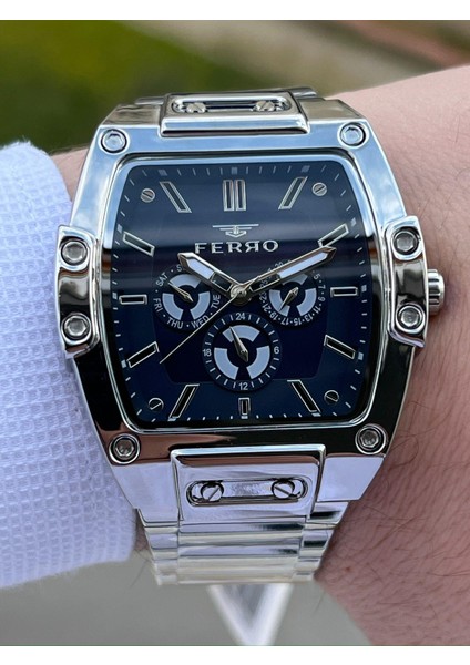 Çelik Kordon Iç Fonksiyonları Aktif Chronograph 30 mt Su Geçirmez Erkek Kol Saat EFM11437-A3 fiyatları