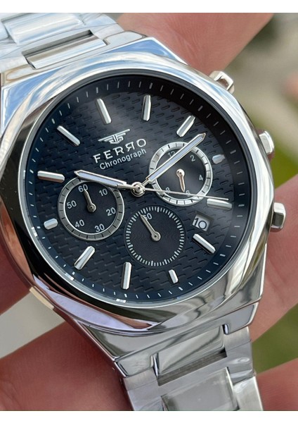 Çelik Kordon Iç Fonksiyonları Aktif Chronograph 30 mt Su Geçirmez Erkek Kol Saat EFM31458-A3 modelleri