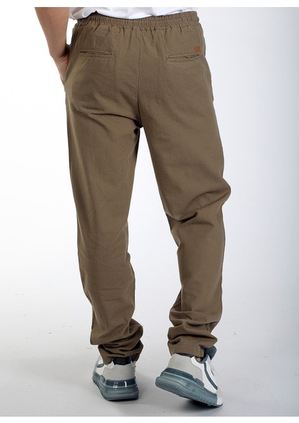 Lee Cooper Normal Bel Regular Fit Deve Tüyü Erkek Chino Pantolon 242 Lcm 221004 New Beach Camel