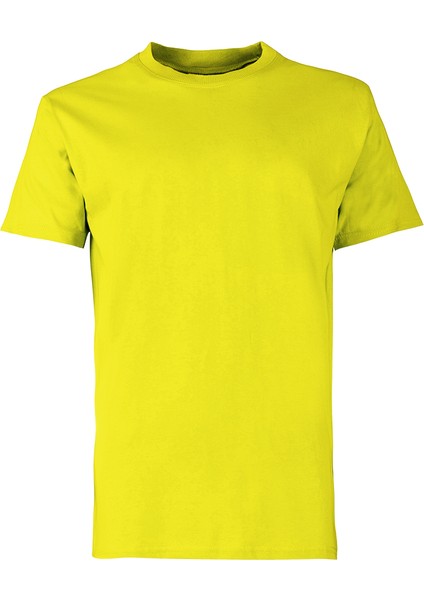 Suprem O Yaka Tshırt Sarı-Xl