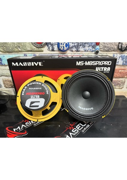 M85PXPRO Ultra Serisi Yenilenen Güç 500WATT 200RMS Adeti Deprem Seri Yenilenen Güç