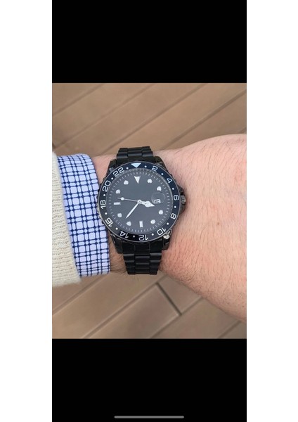 Erkek Saat Yeni Sezon Siyah Rolex Model