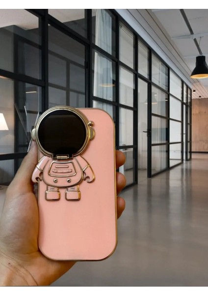 DSD Aksesuar Iphone 11 Pro Max Uyumlu Kapaklı Standlı Astronot Kılıf