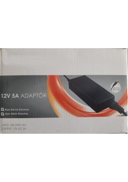 Çakmak Adaptörü Araç Çakmaklık Çevirici Ev Tipi Çevirici Adaptör 5 AMPER/12VOLT