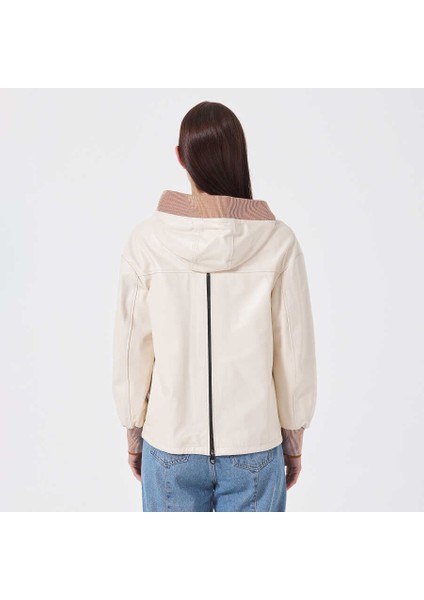 Bej Deri-Tekstil Kadın Mont - K23KDM320390-Q3W modelleri