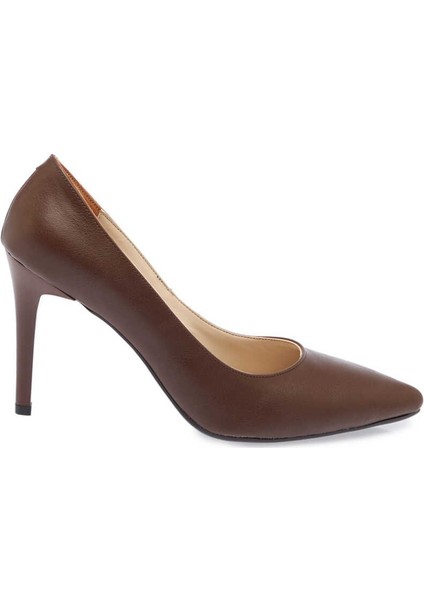 Kahve Vegan Kadın Stiletto - K24I1AY67394-Q3X