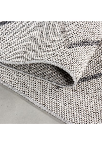 Dış Mekan Bahçe Balkon Teras Halısı Iskandinav Desen Krem Renkli modelleri