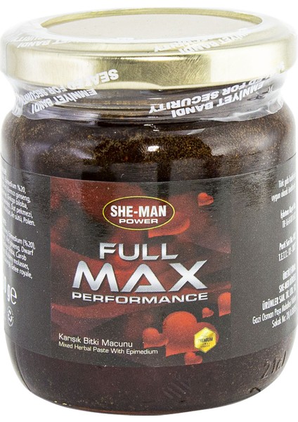 She Man Full Max Ballı Bitkisel Macun - 230 gr