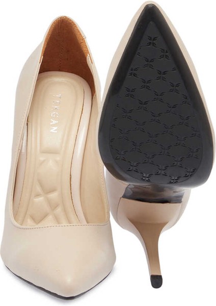 Bej Vegan Kadın Stiletto - K24I1AY67462-R74 fırsatları