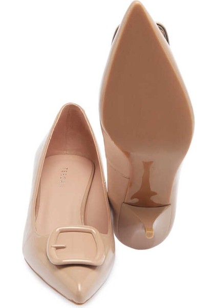 Nude Hakiki Rugan Deri Kadın Stiletto - K24I1AY67466-M3G fırsatları