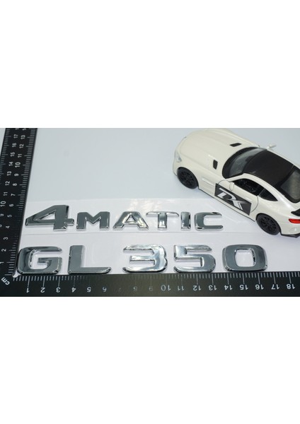 GL350 4matic Bagaj Krom Abs Yazı Logo Benz Ile Uyumlu modelleri