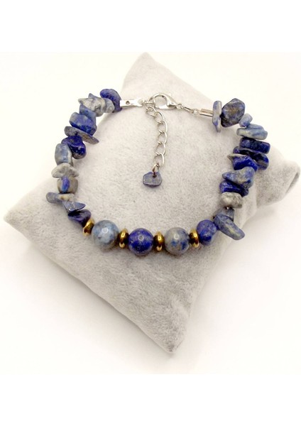 Lapis Lazuli Kırık Taş ve Küre Kesim 8mm