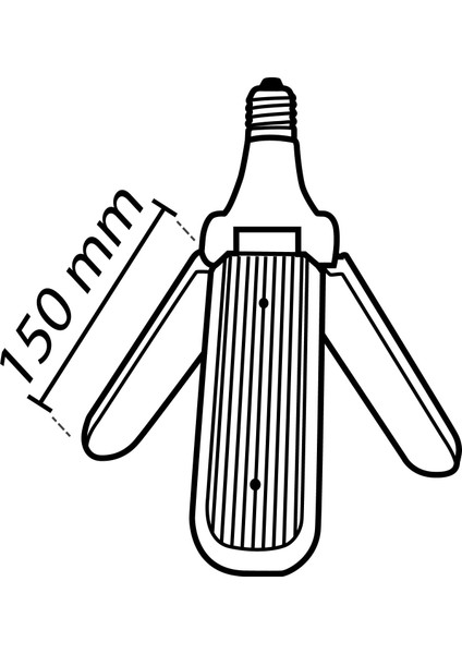 40W LED Ampul Yonca modelleri