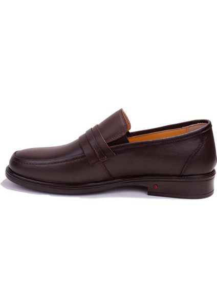 DMA08-03B Kahve Günlük Erkek Deri Ayakkabı modelleri