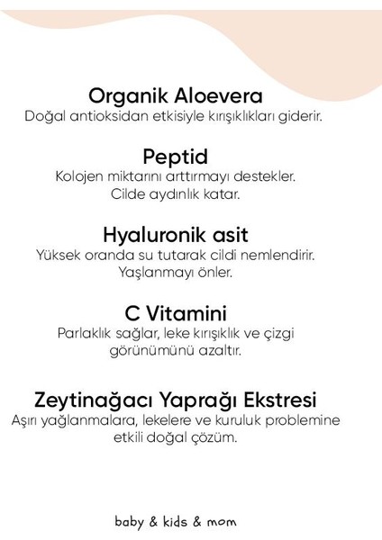 Doğal Yaşlanma Karşıtı Serum (30ml) - Gliserin, Hyaluronik Asit, Camellia Sinensis