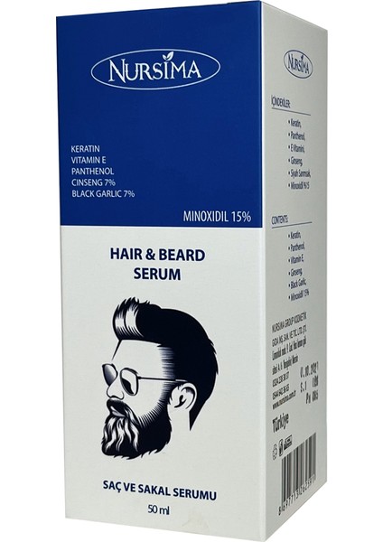 Saç Ve Sakal Serumu 50 Ml