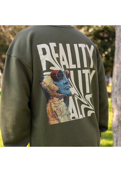 Yeşil Augmented Sweatshirt