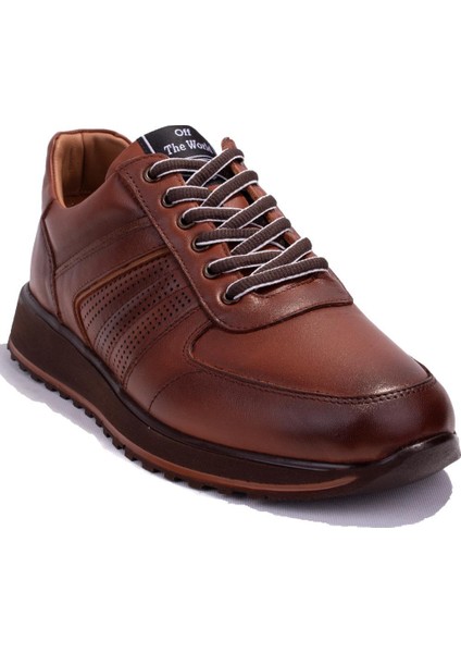 DMA08-1071B Taba Günlük Erkek Deri Ayakkabı