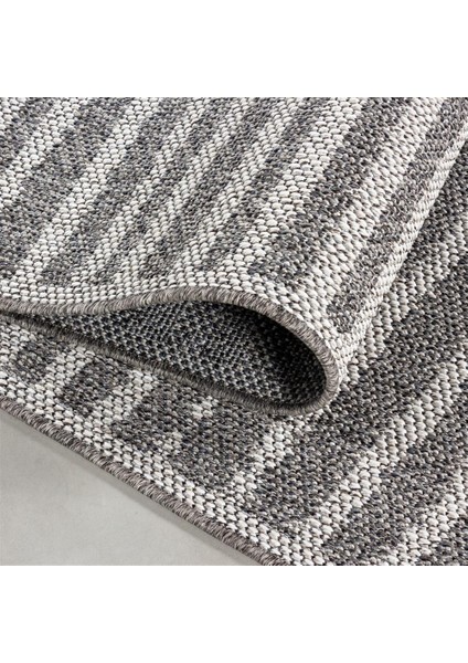 Dış Mekan Bahçe Balkon Teras Halısı Iskandinav Desen Gri Renkli fiyatları