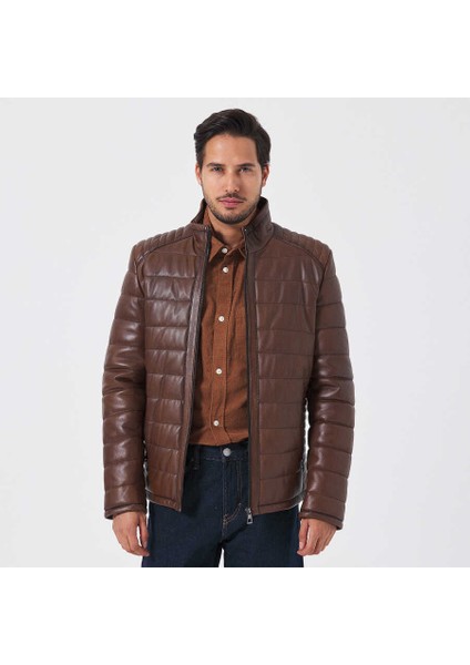Taba Deri Erkek Mont - E23KDM310514-R46