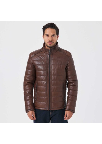 Taba Deri Erkek Mont - E23KDM310514-R46 fırsatları