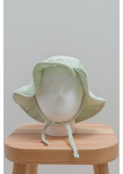 Cotton Garden Summer Collection %100 Pamuk Müslin Kız Çocuk Şapka