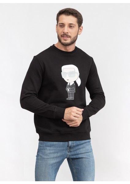 Bisiklet Yaka Lacivert Erkek Sweatshırt 705071500951 fiyatları
