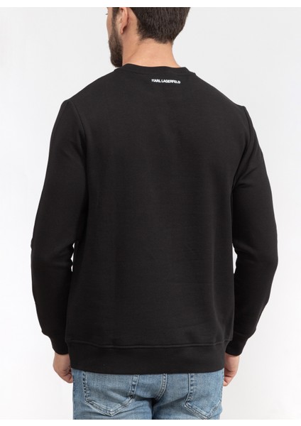 Bisiklet Yaka Lacivert Erkek Sweatshırt 705071500951 fırsatları