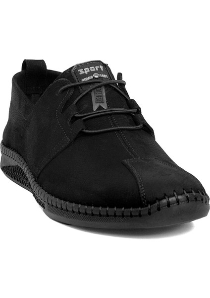 Elit ASBOR070N Erkek Hakiki Deri Casual Ayakkabı Siyah fiyatları