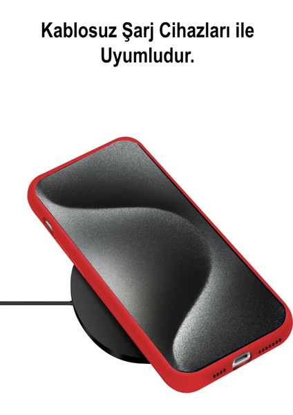 Apple iPhone 15 Plus Kapak Içi Kadife Kamera Korumalı Lansman Silikon Kılıf - Petrol Mavisi fırsatları