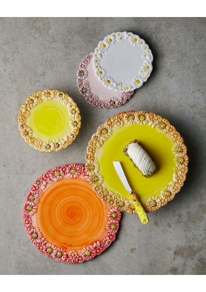 Camomilla Beyaz Seramik Servis Tabağı 36 cm fiyatları