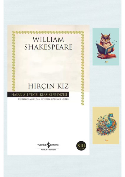 Hırçın Kız - William Shakespeare – Not Defterli Set