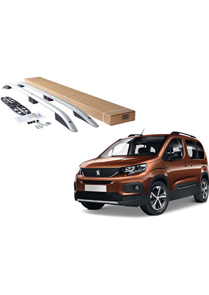 Toyota proace city tavan çıtası port bagaj taşıyıcı gri kısa 2019+