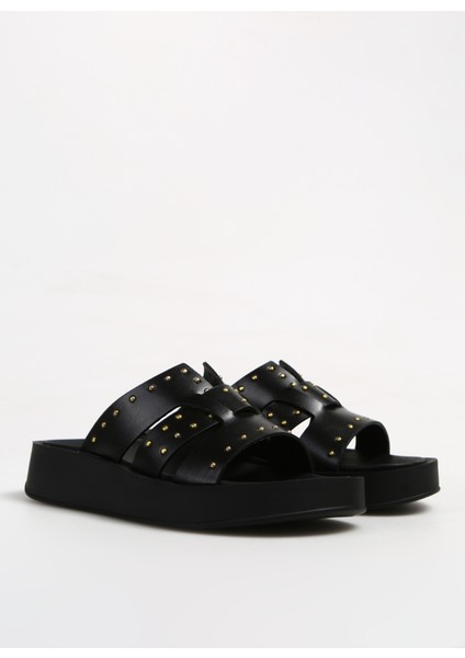 Siyah Kadın Terlik Santuza fiyatları