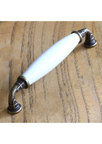 Porselen Antik Sarı 128 mm Kulplar Mobilya Mutfak Dolabı Çekmece Dolap Kapak Kulpu Kulbu