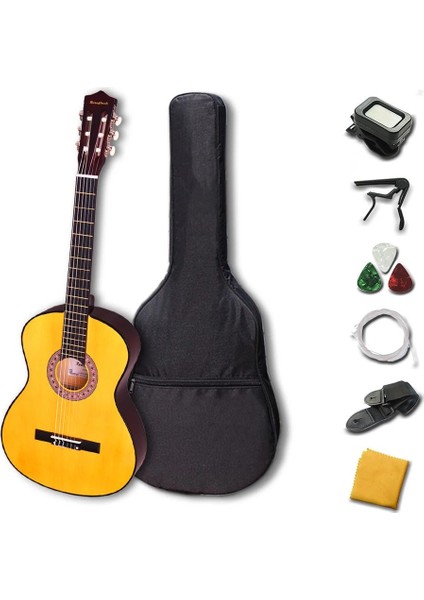 3M Music 4/4 Boy Klasik Gitar Başlangıç Seti