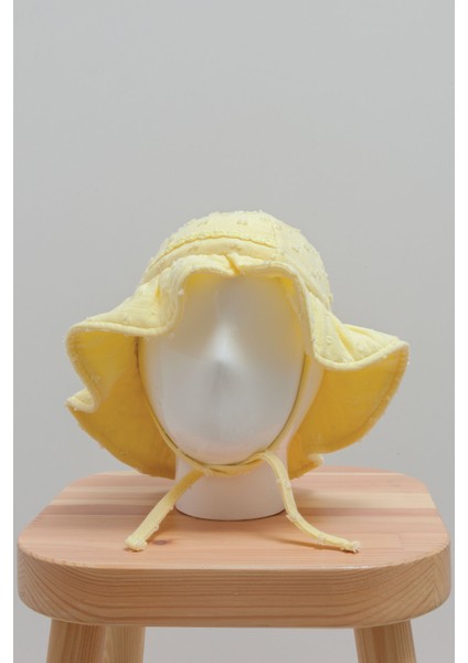 Cotton Garden Summer Collection %100 Pamuk Müslin Kız Çocuk Şapka