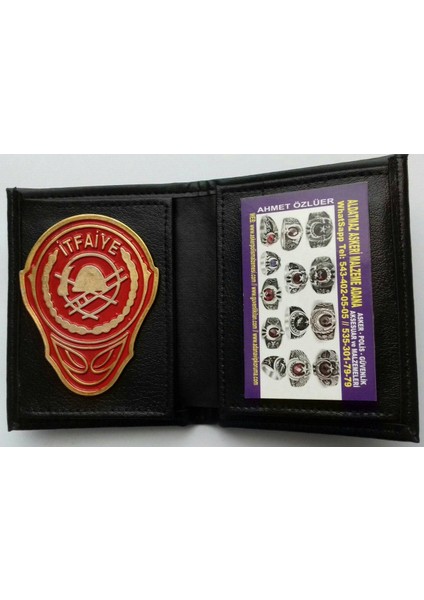 Itfaiye Rozetli 2-Adet Cüzdan Satınal.sadece Kurum Adresine Gönderilir.