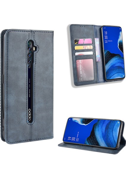 Oppo Reno 2z / Reno2 Z Cüzdan Deri Flip Telefon Kılıfı (Yurt Dışından)