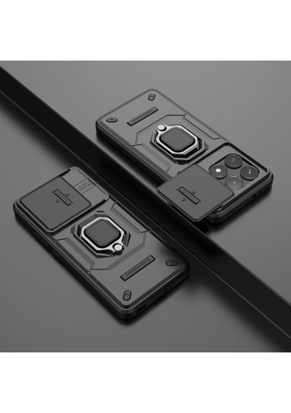 Xiaomi Redmi K70E Kamera Kapaklı Darbeye Dayanıklı Telefon Kılıfı (Yurt Dışından) modelleri