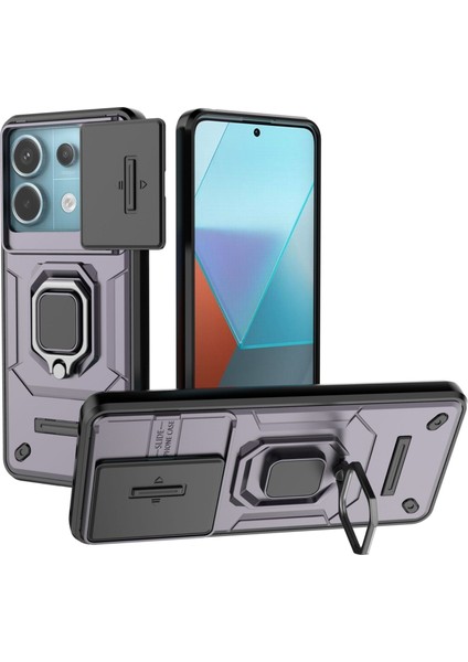 Xiaomi Redmi Note 13 5g Kamera Kapaklı Darbeye Dayanıklı Telefon Kılıfı (Yurt Dışından)