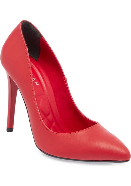 Kırmızı Vegan Kadın Stiletto - K24I1AY67462-Q4A