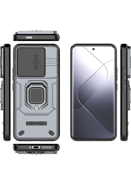 Xiaomi Mi 14 Kamera Kapaklı Darbeye Dayanıklı Telefon Kılıfı (Yurt Dışından) fiyatları